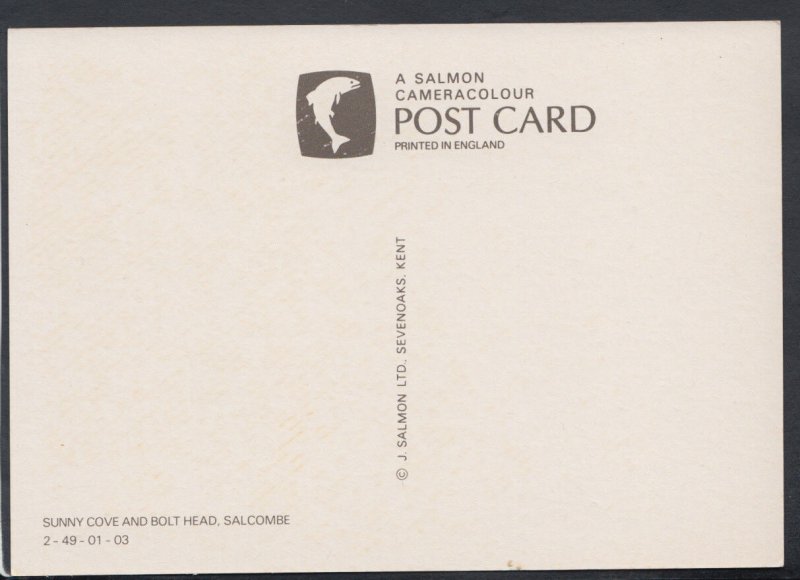 Devon Postcard - Sunny Cove and Bolt Head, Salcombe  RR3768