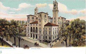 Jefferson Hotel Richmond Virginia 1910c Tuck postcard