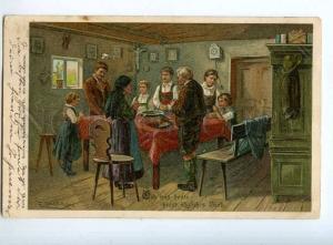 240864 Family PRAY before Dinner by DOCKER Vintage Neuber PC