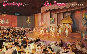 VENUS ROOM Hotel New Frontier LAS VEGAS Casino Showgirls c1950s Vintage Postcard