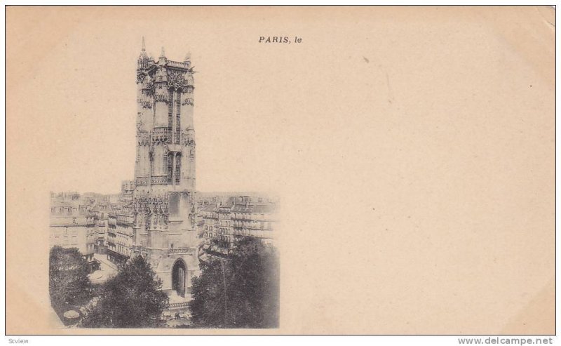 Tour St. Jacques, PARIS, France, 10-20s