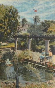 Linen Teich 1940s Paradise Valley Sanitarium Hospital Postcard 20-1465