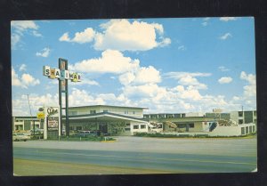 GALLUP NEW MEXICO ROUTE 66 SHALIMAR INN MOTEL ADVERTISING VINTAGE POSTCARD