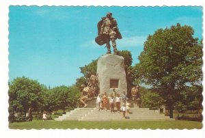 Champlain Monument, Couchiching Park, Orillia, Ontario, Vintage 1969 Postcard
