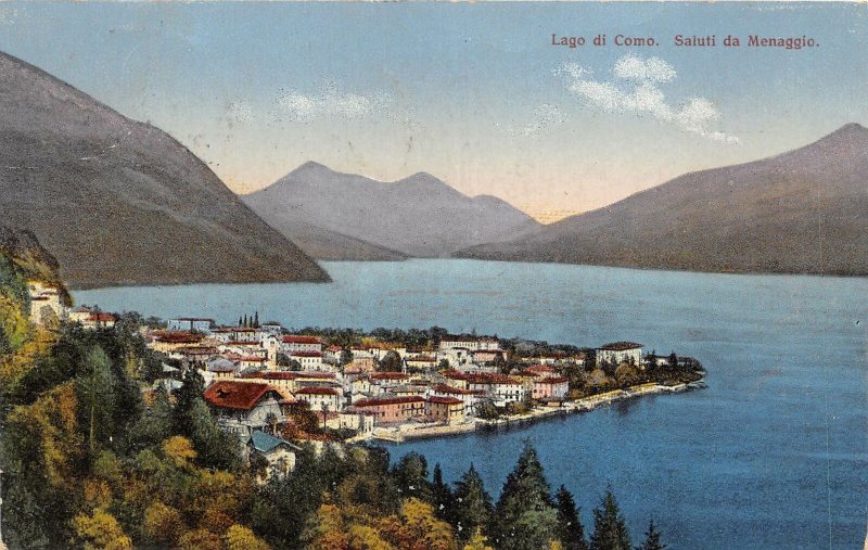 Lot194 Como lake greetings from Menaggio italy