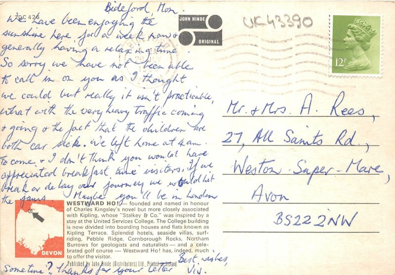 uk43390 westward ho north devon uk