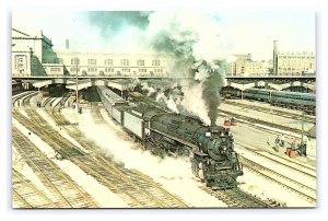 Golden Spike Centennial Limited Kansas City Terminal Railroad Train Postcard