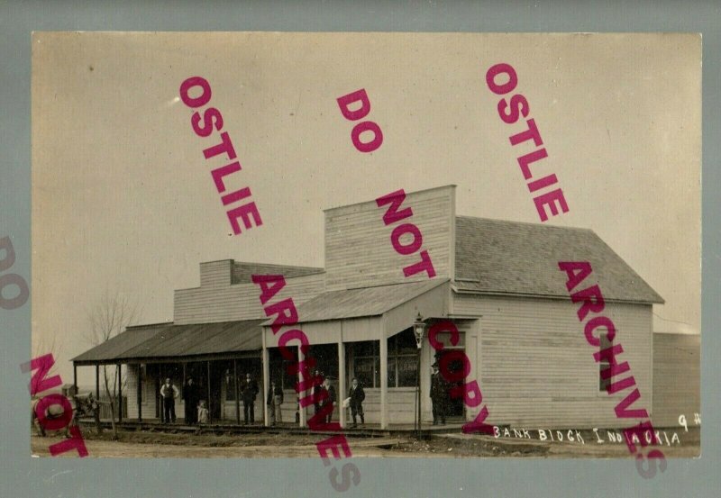 Inola OKLAHOMA RPPC c1910 GENERAL STORE Bank nr Tulsa Claremore Broken Bow