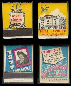 FULL UNSTRUCK MATCHBOOK Collection (32) all different from 1930s to 1950s