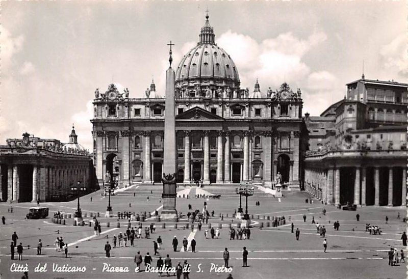 Citta del Vaticano Piazza e Basilica di S Pietro Italy Unused 