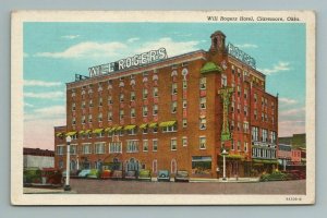 Will Rogers Hotel, Claremore, Oklahoma Postcard