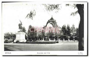 Old Postcard Sevilla Avenida Del Cid