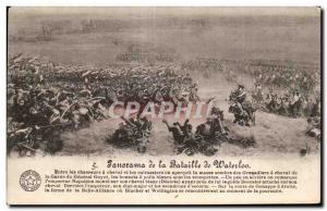 Old Postcard Belgium Panorama of the Battle of Waterloo