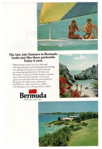 Bermuda Tourism - 1970's Vintage Ad (Late Summer in Bermuda)
