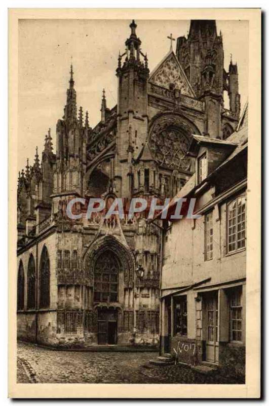 Old Postcard La Douce France Normandie In Le Havre De Rouen Caudebec-en-Caux ...