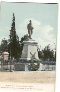 Postcard Bloemfontein President Brand's Statue  South Africa