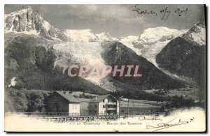 Old Postcard Chamonix Bossons glacier