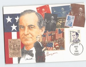 Postcard William Jennings Bryan Painting by Chris Calle