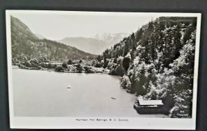 Mint Canada Harrison Hot Springs British Columbia Real Photo Postcard