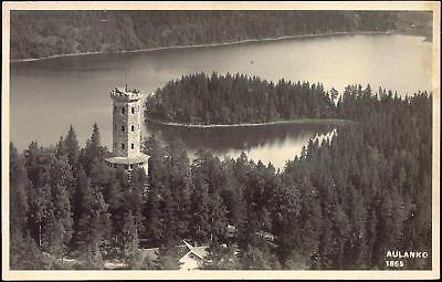 finland suomi, AULANKO, Aerial View (1949) RPPC