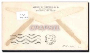 Letter US 1st Flight Wake May 1, 1951 tp NJ