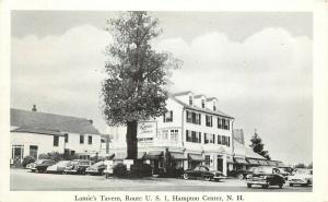 1940s Postcard; Lamie's Tavern, Route US 1 Hampton Center NH Rockingham County