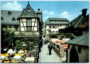 Postcard - Drosselgasse - Rüdesheim am Rhein, Germany