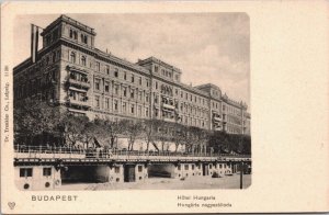 Hungary Budapest Hotel Hungaria Vintage Postcard 09.21