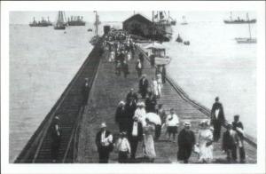 Provincetown Cape Cod MA Wharf Scene REPRO Real Photo Postcard