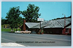 Camden Tennessee TN Postcard Frank's Passport Inn Exterior c1960 Vintage Antique