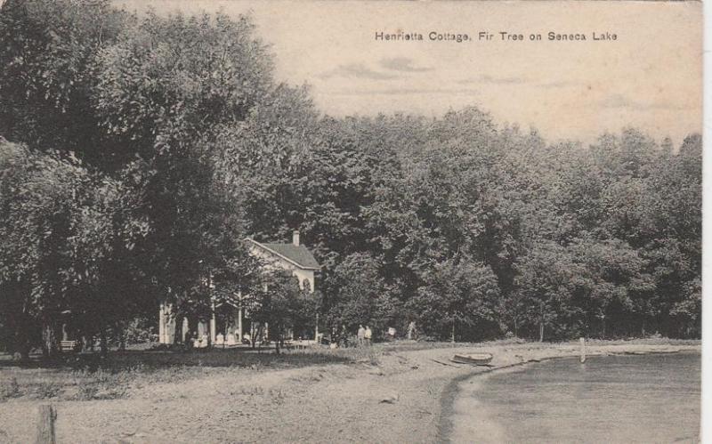 Henrietta Cottage and Fir Tree on Seneca Lake near Geneva NY, New York - DB