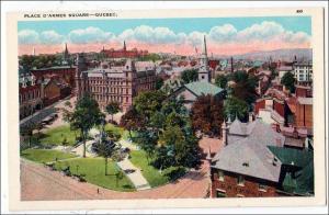 Canada - Quebec, Quebec City. Place D'ArmesSquare