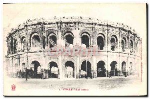 Postcard Old Nimes Les Arenes