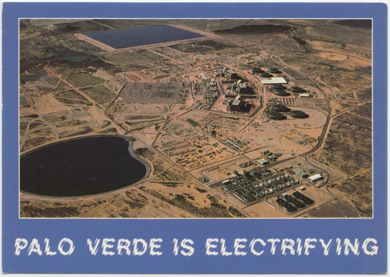 PALO VERDE NUCLEAR GENERATING STATION, ARIZONA, unused Postcard