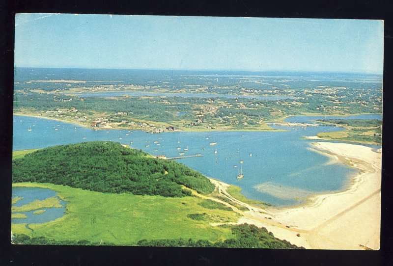 Chatham, Massachusetts/MA Postcard, Aerial View Of Pleasant Bay, Cape Cod, 1963!