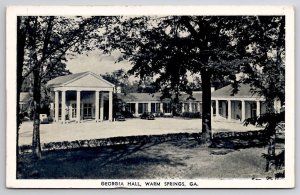 Georgia Hall Warm Springs GA Postcard X22