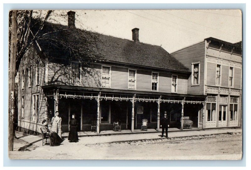 c1910 Doctor J. R. Swain Travelling Optometrist Indianapolis RPPC Photo Postcard