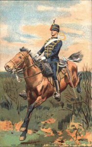 Prince of Wales Hussars Horseback Riding c1910 Vintage Postcard