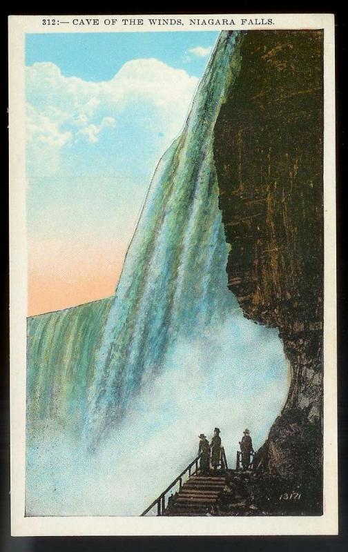 Cave of the Winds Niagara Falls New York unused c1920's