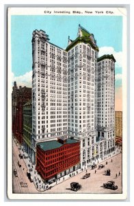 City Investing Building New York City NY NYC UNP WB Postcard Q23