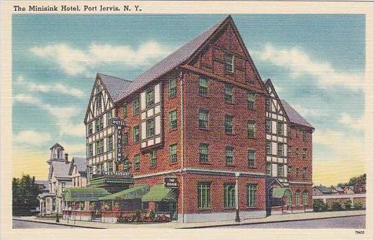 New York Port Jervis The Minisink Hotel