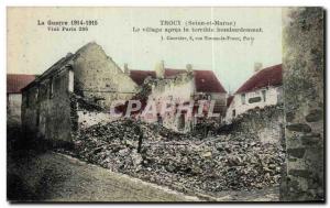 Old Postcard The Gurrre 1914 1915 286 Trocy Vise Paris Seine et Marne The Vil...