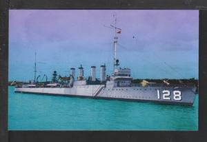 USS Babbitt,DD-128 Postcard 