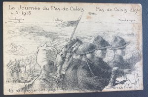 Mint France Picture Postcard Pas De Calais Day They Will