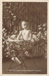 Prince Luitpold of Bavaria Baby German Royalty RPPC 06.84