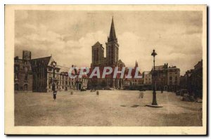 Old Postcard Lisieux Place Thiers