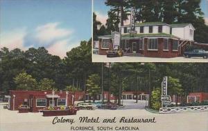 South Carolina Florence Colony Motel And Restaurant