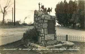 Monument Wickenburg Arizona #F-15 1940s RPPC Photo Postcard 20-10137