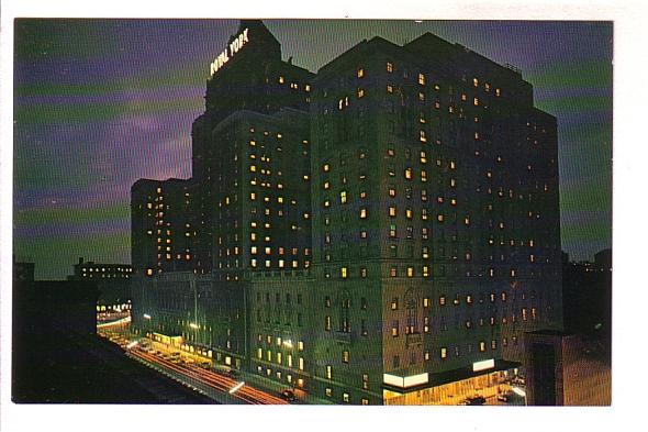 Night View, The Royal York Hotel, Toronto, Ontario, Photo Canadian Pacific Ra...
