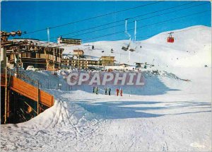 Postcard Modern Chamrousse Isere Telepherique gondola and ski slopes of Chamr...